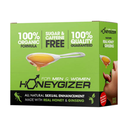 HONEYGIZER Male Sexual Enhancement- Real Honey & Ginseng (24 Spoons)
